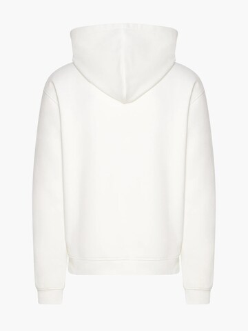 cfab (formerly creamy fabrics) Sweatshirt 'Relaxed Zip'‌‌‌ in Weiß