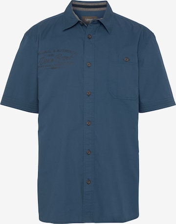 Man's World Business Shirt in Blue: front