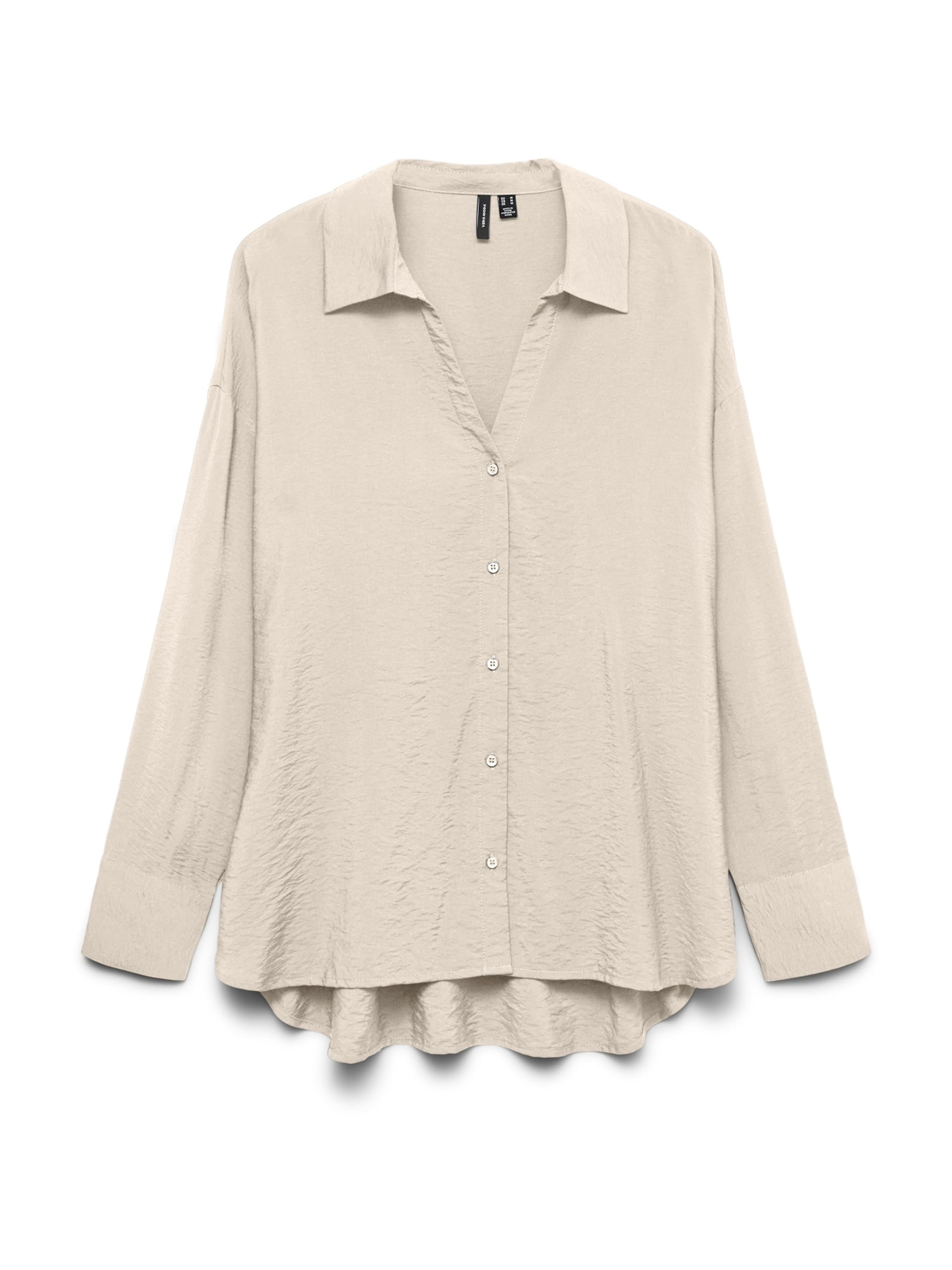 VERO MODA Bluza | bež barva: sprednja stran