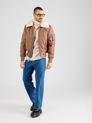 Giacca di mezza stagione 'Injector III' di ALPHA INDUSTRIES in marrone