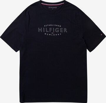 Tommy Hilfiger Big & Tall Shirt in Black: front