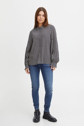 PULZ Jeans Blouse 'Savino' in Zwart