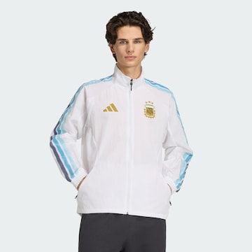 ADIDAS PERFORMANCE Sportjas 'Argentinien Anthem' in Wit: voorkant