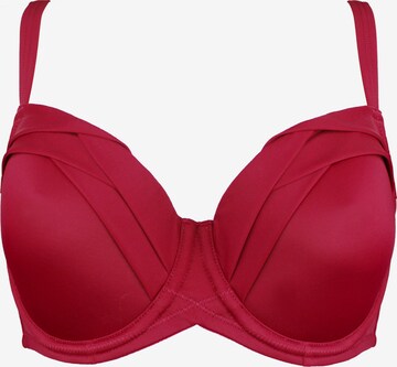 Hauts de bikini 'Madeira' SugarShape en rouge : devant