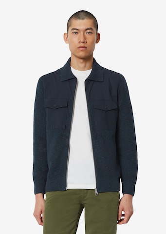 Marc O'Polo Knit Cardigan in Blue: front