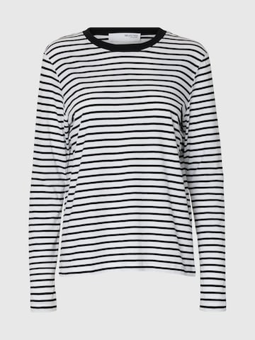 SELECTED Shirt in Zwart: voorkant