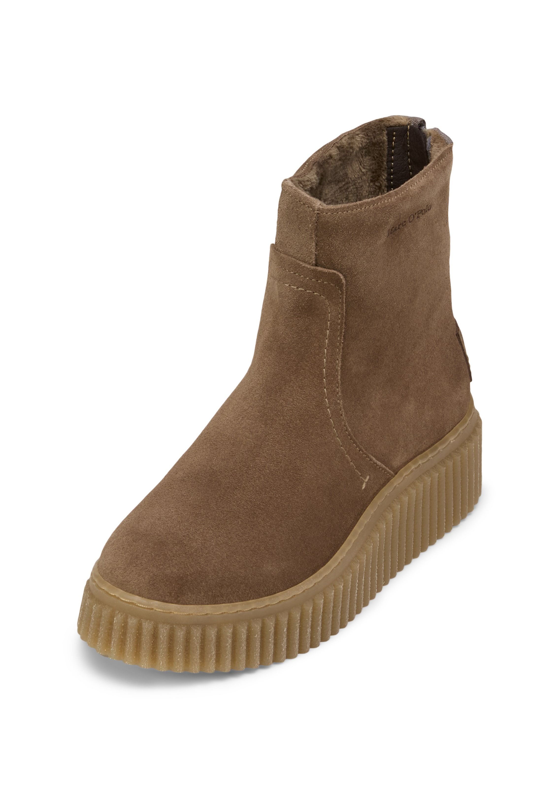 Marc O'Polo Boots in Beige: voorkant