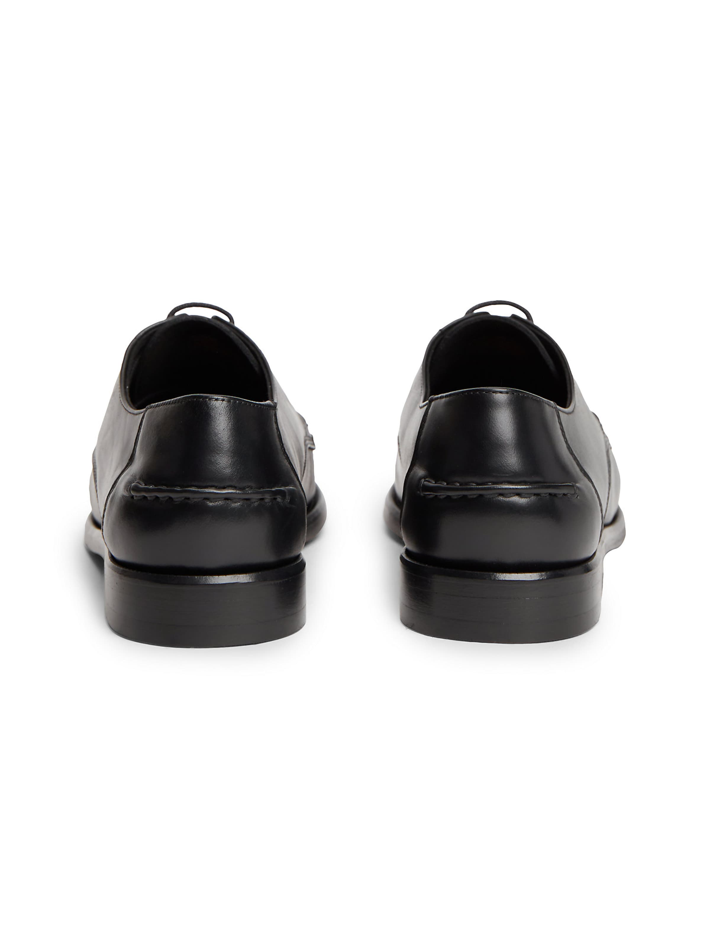 TOMMY HILFIGER Schnürschuh in Schwarz