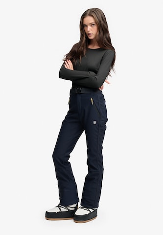 Coupe slim Pantalon de sport 'Luxe' Superdry & Co en bleu