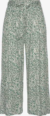 Wide leg Pantaloni 'Beach Time' de la BEACH TIME pe verde: față