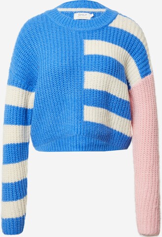ONLY Sweater 'LALA' in Blue: front