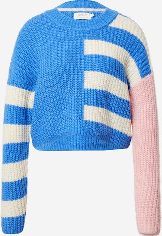 Pullover 'LALA' di ONLY in blu: frontale