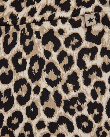 WE Fashion Flared Leggings in Brown