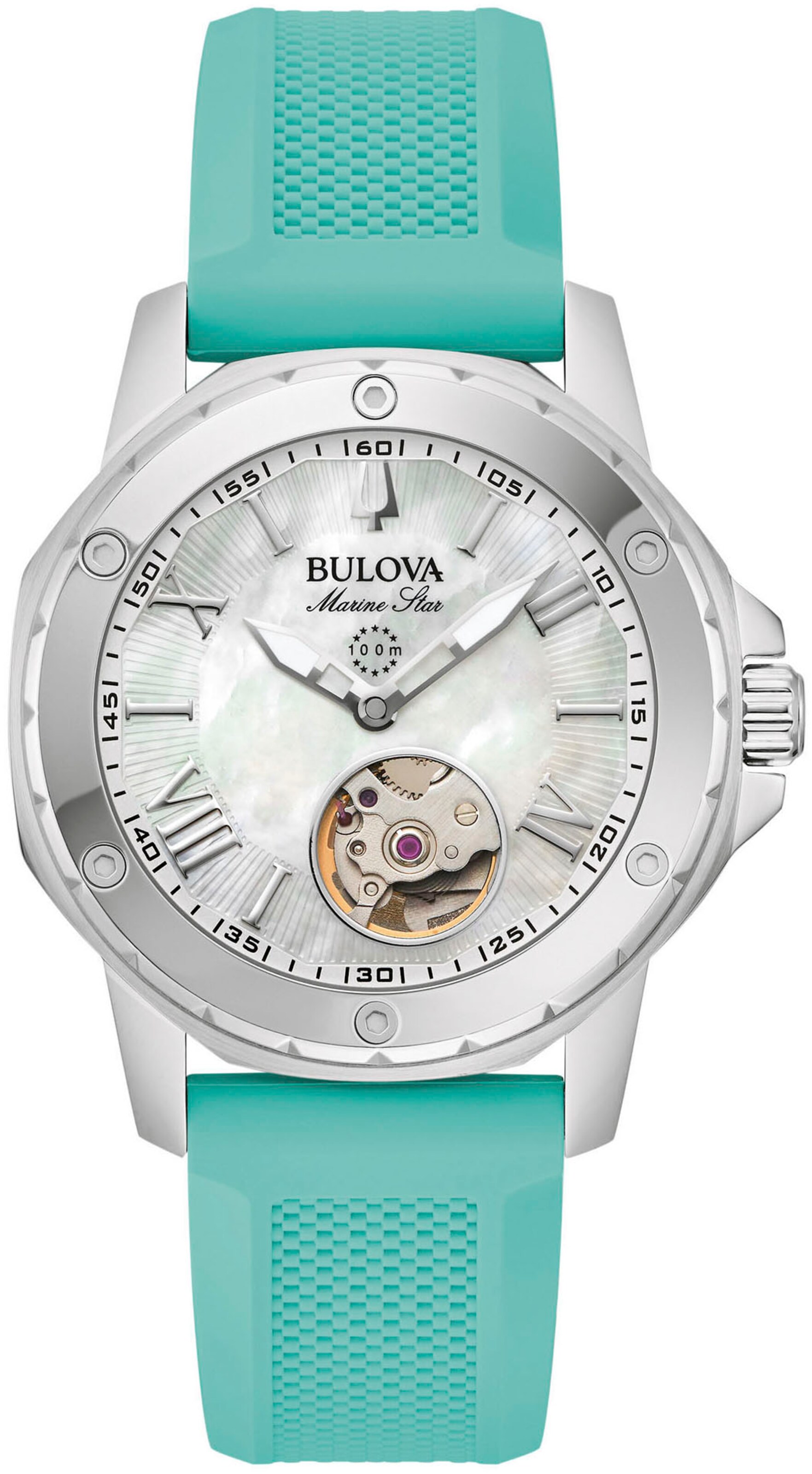 Bulova Analog Watch in Green: front