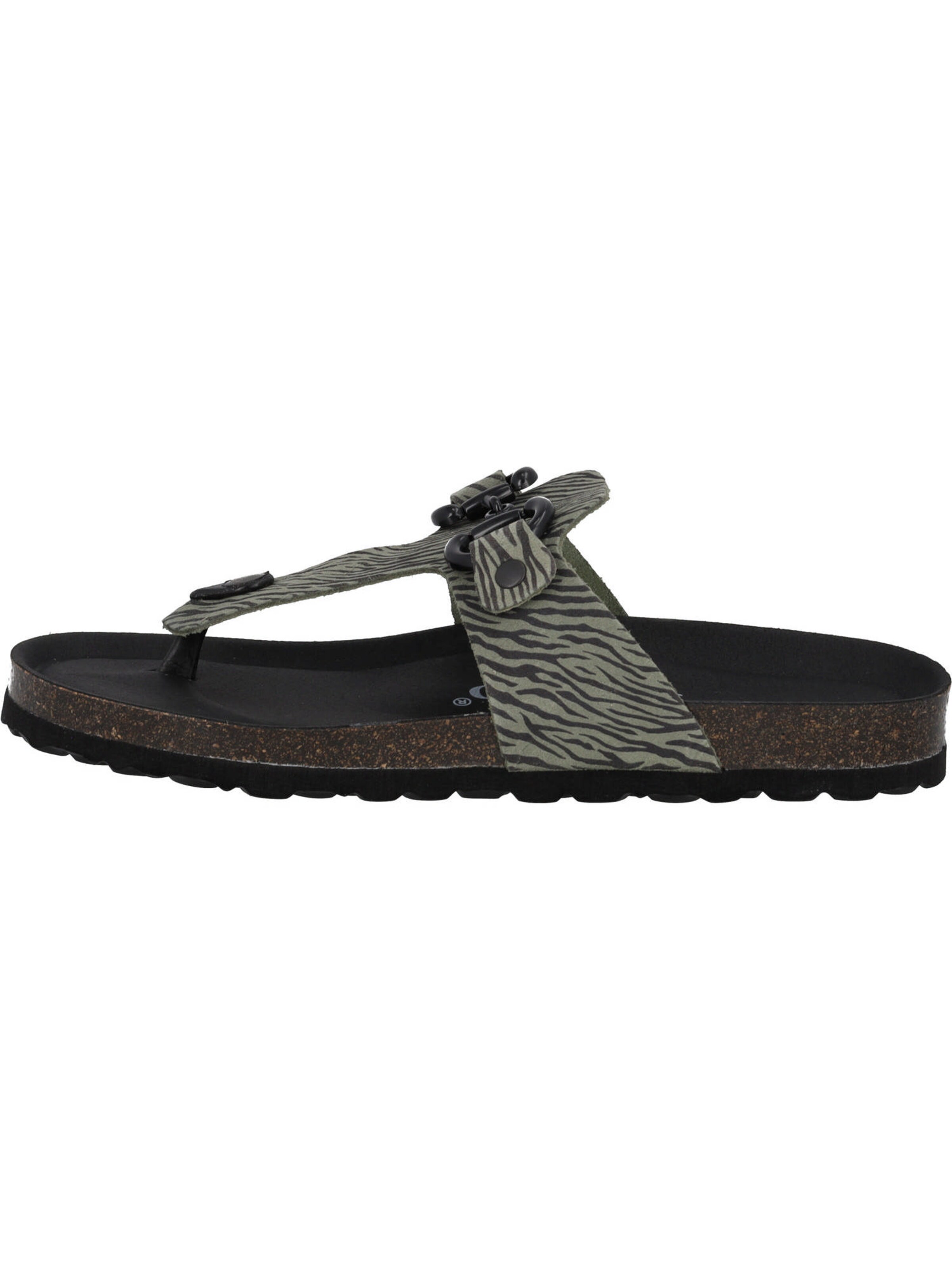 Palado - Sandalias de dedo 'Palado Kos Zebra' en verde