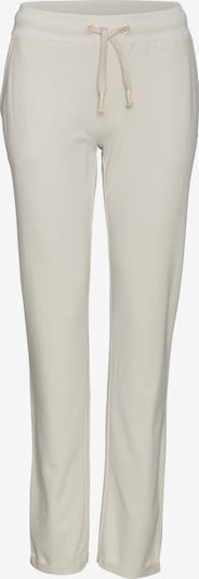 LASCANA Pantalon de pyjama en blanc naturel, Vue avec produit