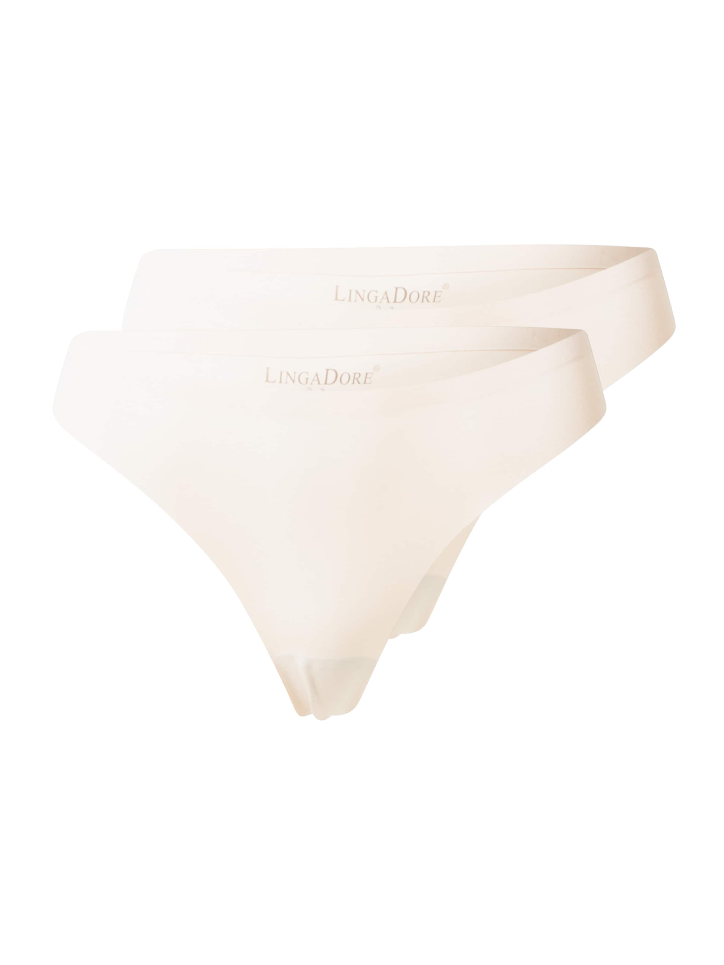 LingaDore String in Beige: Vorderseite