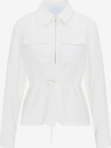 usha BLUE LABEL Blouse in White: front