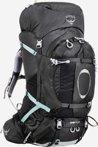 Osprey Sports Backpack 'Ariel Plus 70' in Black: front