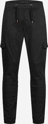 Pantalon cargo 'INPillus' INDICODE JEANS en noir : devant