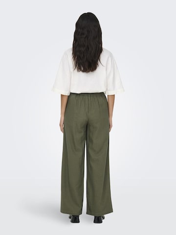 JDY - Pierna ancha Pantalón 'Say' en verde