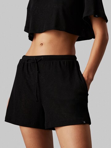 Loosefit Pantalon Calvin Klein Swimwear en noir
