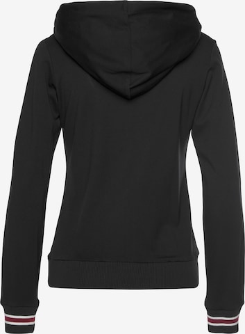 H.I.S Zip-Up Hoodie in Black