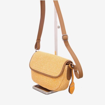 GABOR Umhängetasche in cognac / hellgelb, Produktansicht