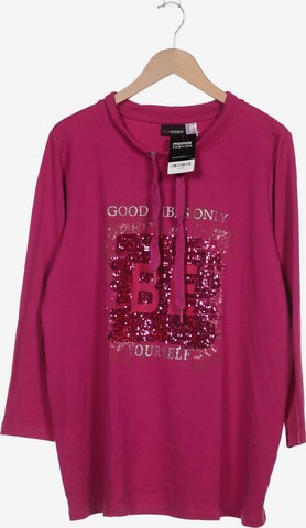 MIAMODA Sweatshirt & Zip-Up Hoodie in 6XL in Pink: front