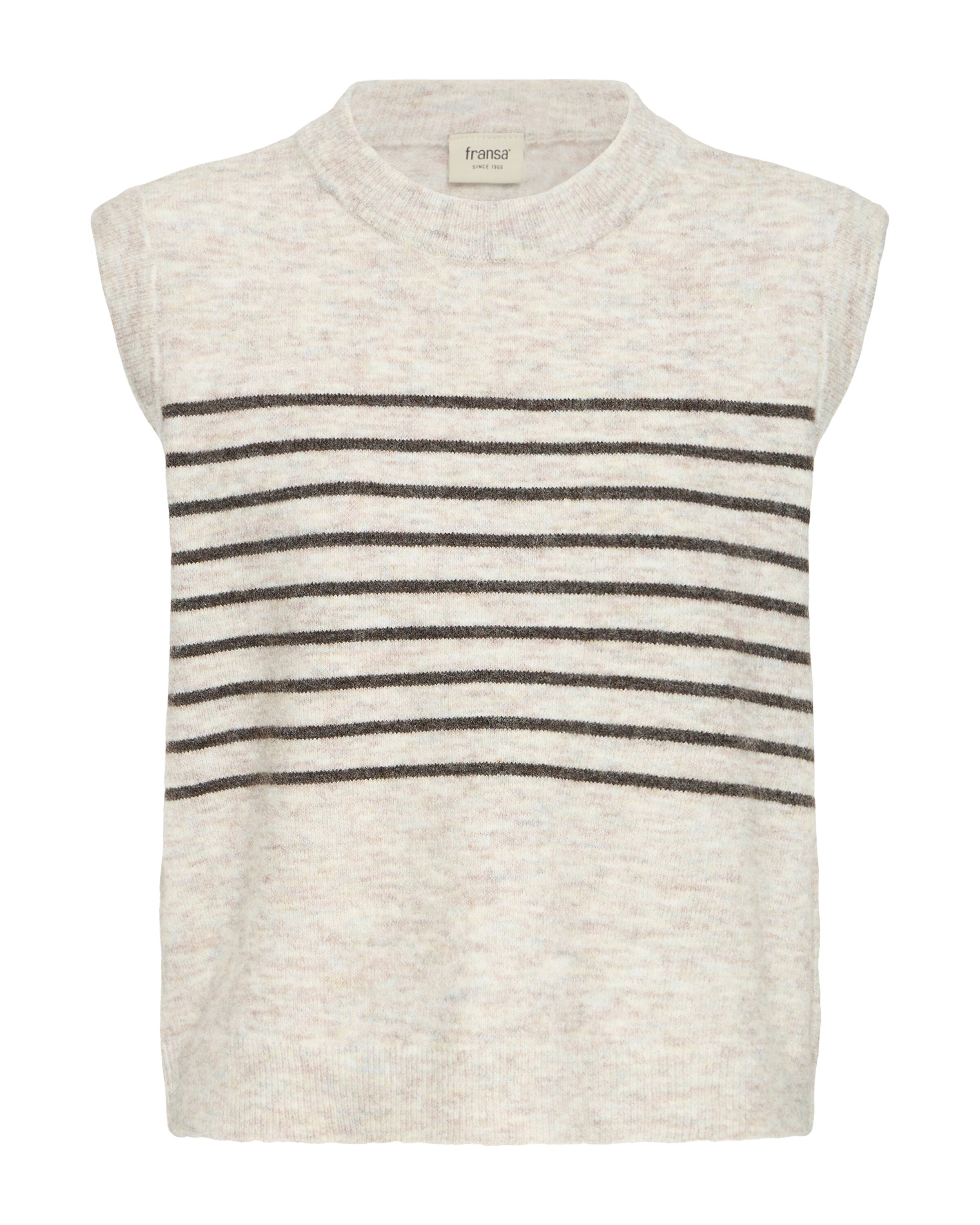 Fransa Pullover 'SANNY ' i L i beige-meleret / grå, Produktvisning