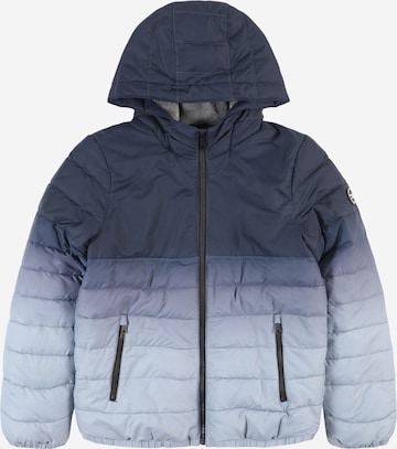 Abercrombie & Fitch Winter Jacket in Blue: front