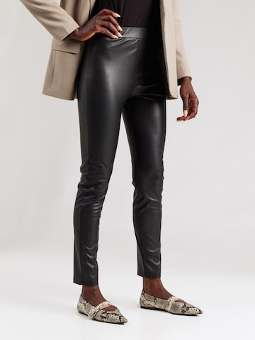 Max Mara Leisure Skinny Broek 'ECHO' in Zwart: voorkant
