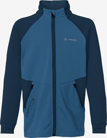 VAUDE Functionele fleece jas ' KD Detective FL J ' in Blauw: voorkant