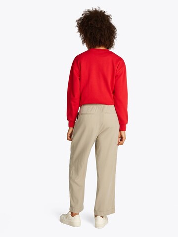 TOMMY HILFIGER Loosefit Παντελόνι πλισέ σε μπεζ
