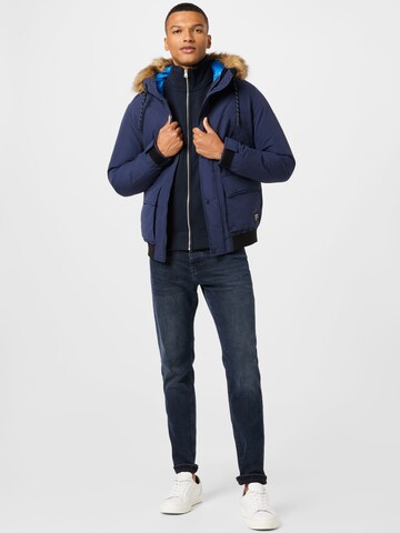 JACK & JONES Winter jacket in Blue