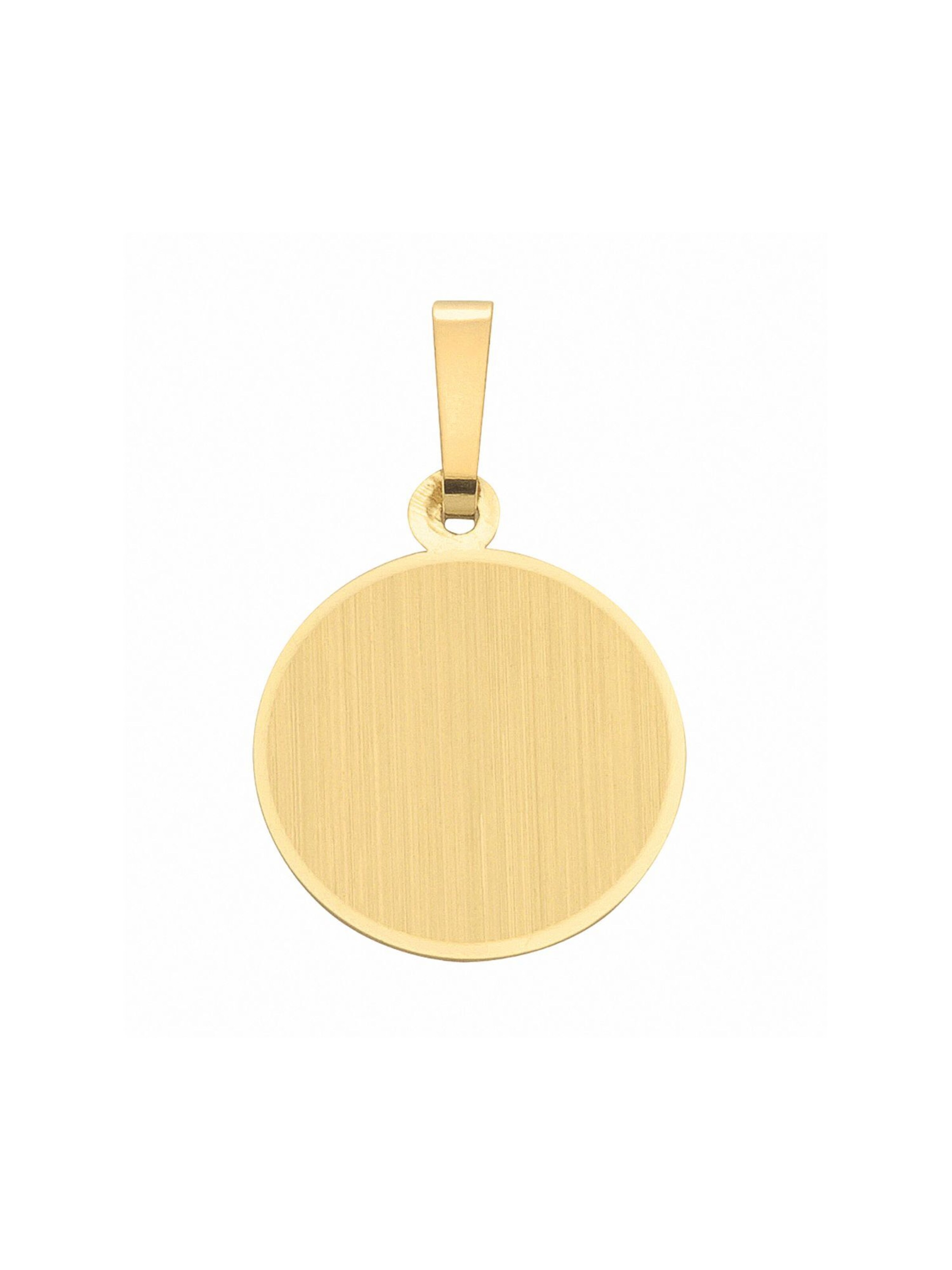 Adelia´s Pendant in Gold: front