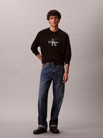 Calvin Klein Jeans Mikina – černá