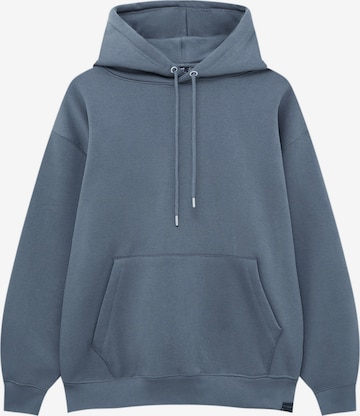 Sweat-shirt Pull&Bear en bleu : devant