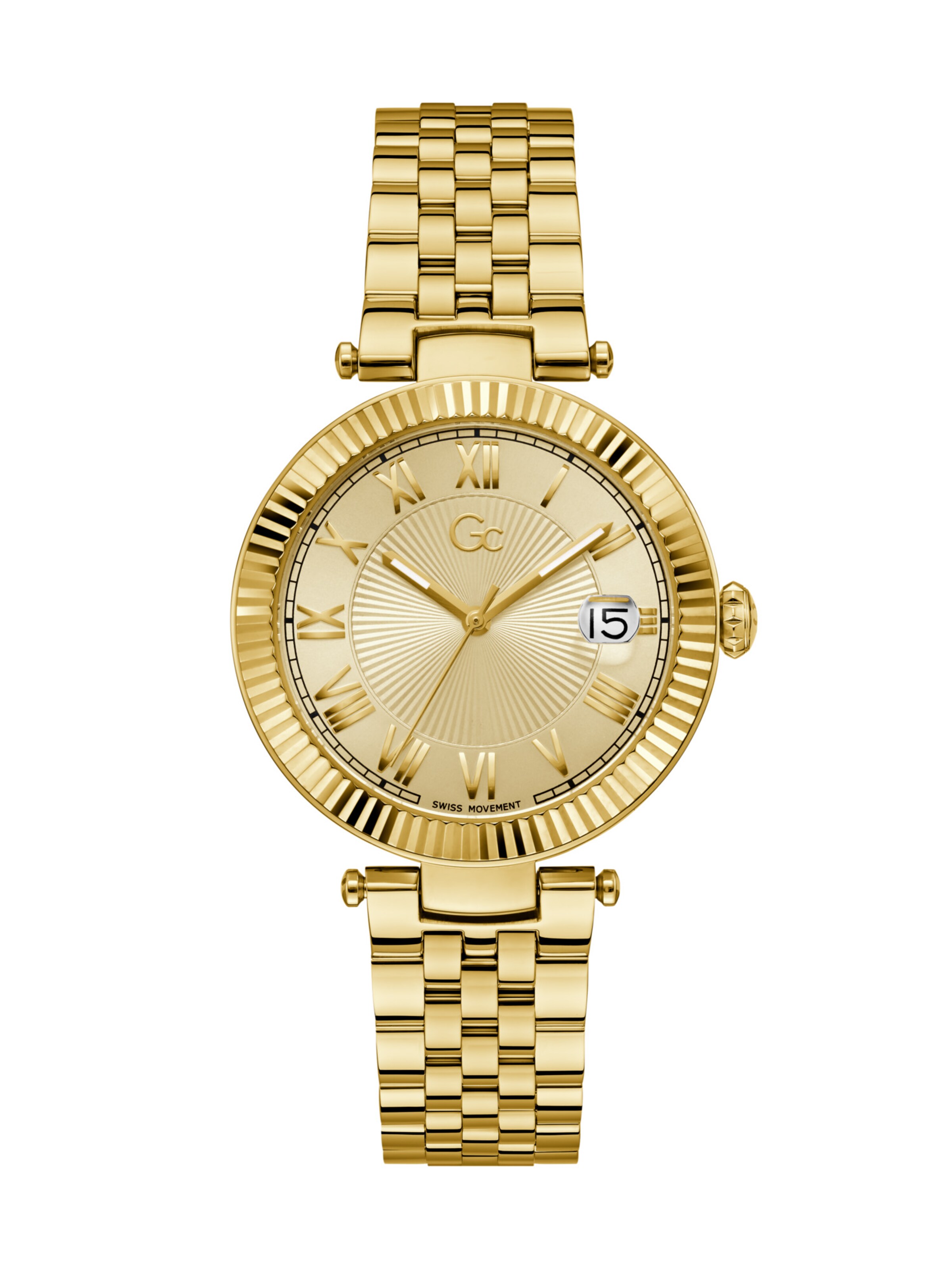 Gc Analog watch 'Flair' in Gold: front
