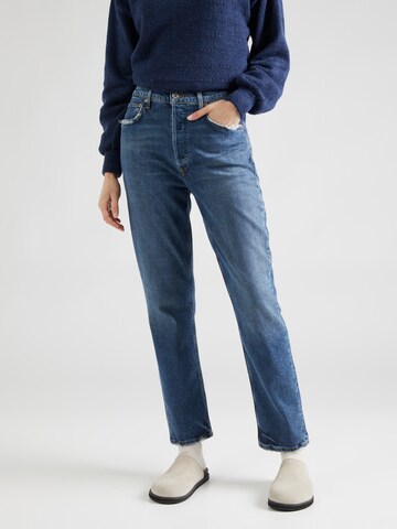 regular Jeans 'Riley' di AGOLDE in blu: frontale