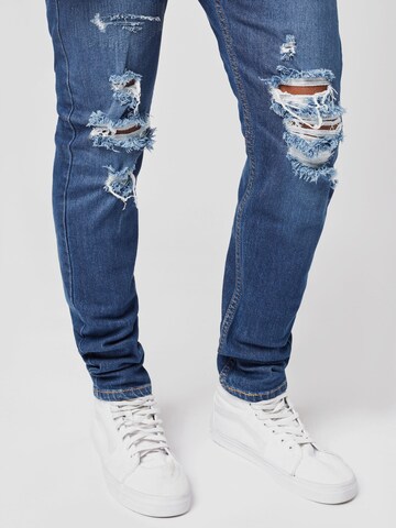 LEVI'S ® Tapered Jeans '512™ Slim Taper Lo Ball' i blå
