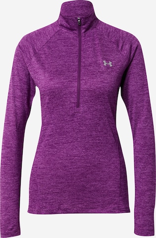 UNDER ARMOUR Funktionsshirt in Lila: predná strana