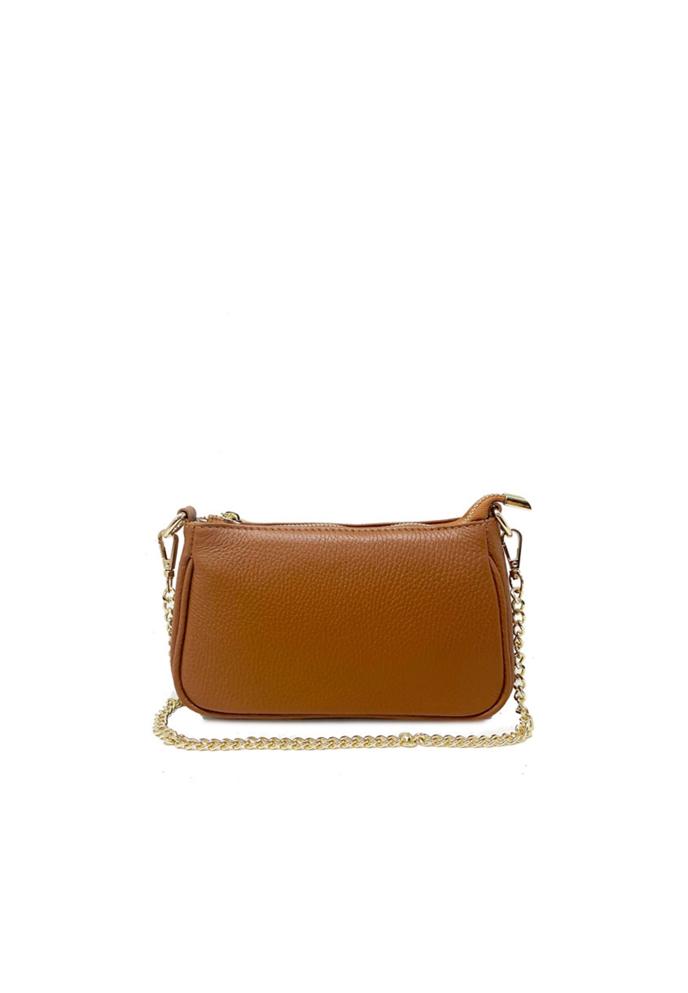 CHICCA BORSE Schoudertas in de kleur Cognac, Productweergave