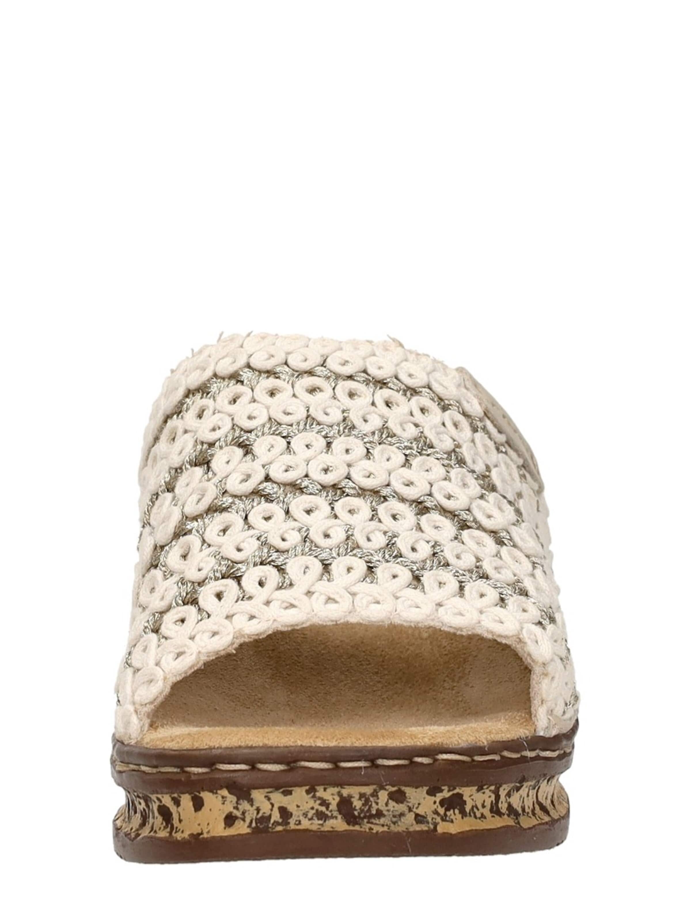 Mule 'Open Teen' Rieker en beige