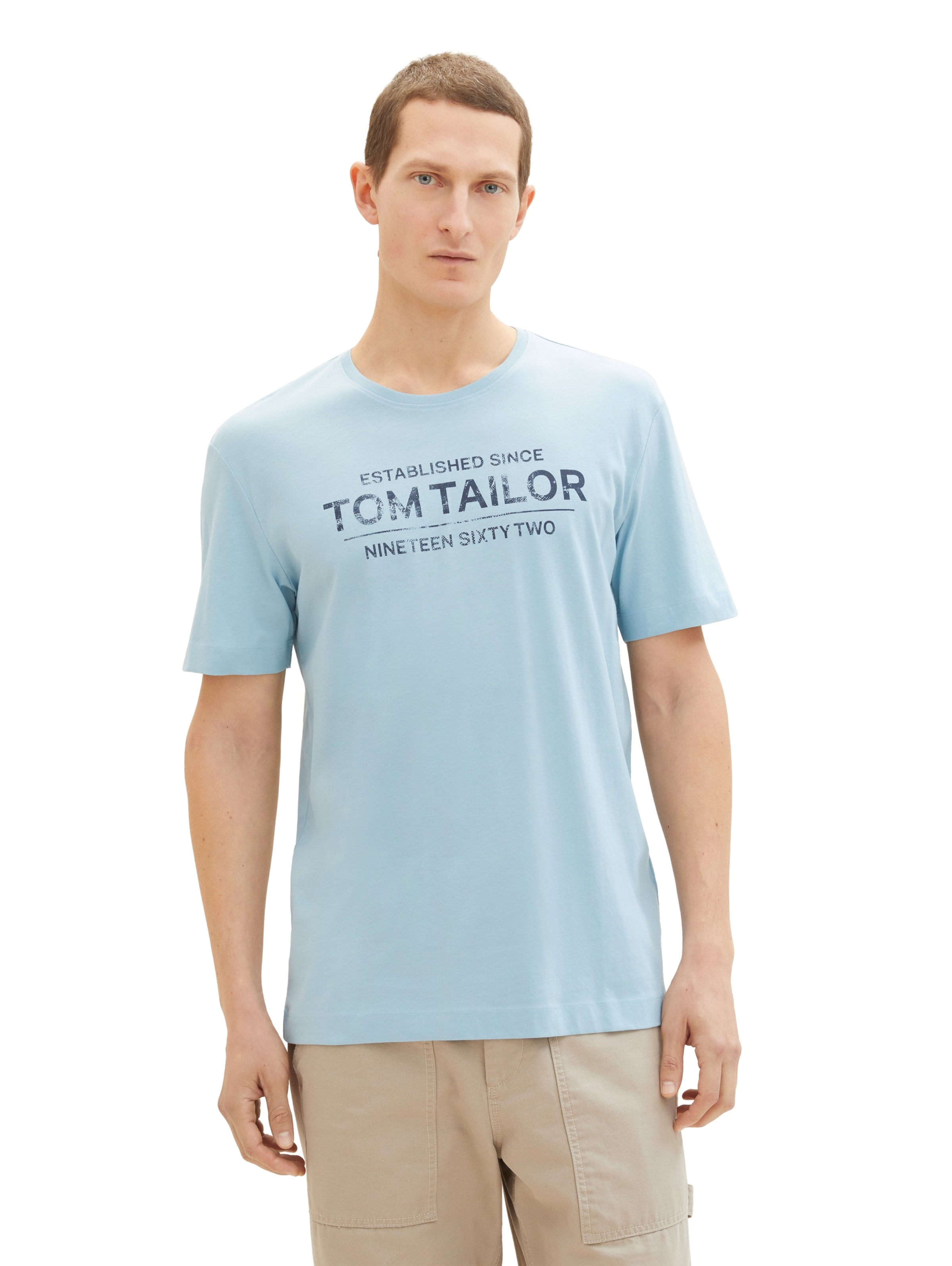 TOM TAILOR T-Shirts in Blau: Vorderseite