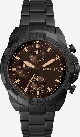 FOSSIL Uhr in Schwarz: predná strana