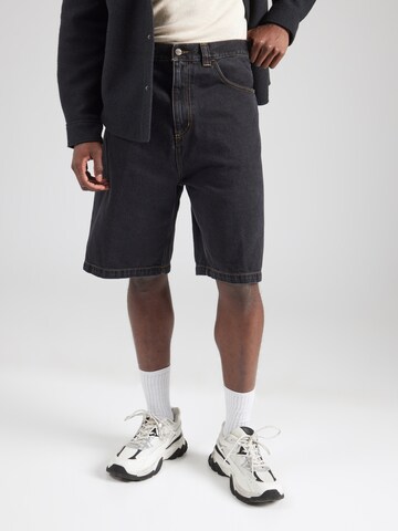 Carhartt WIP Wide Leg Jeans 'Brandon' i sort: forside