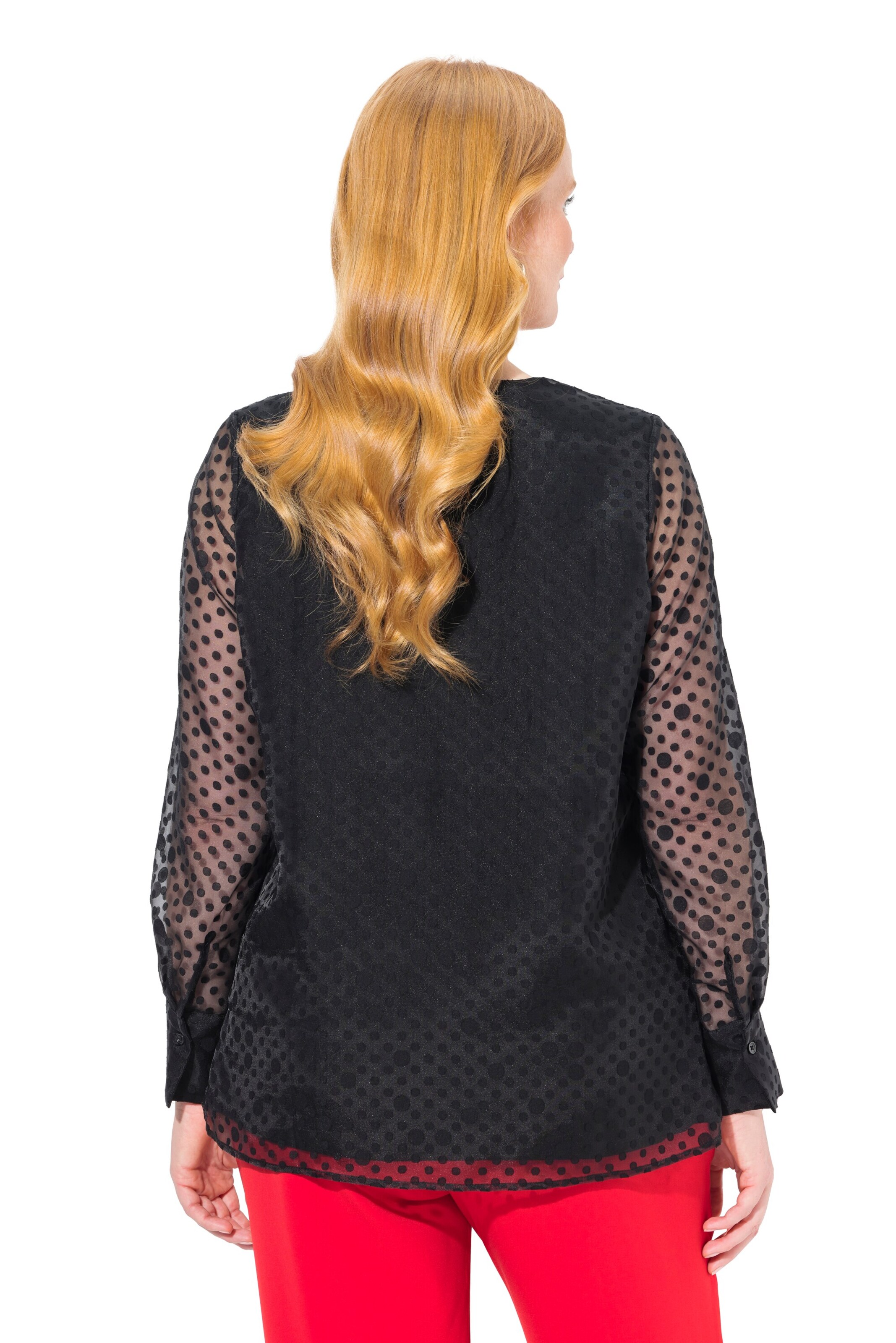 Ulla Popken Bluse in Schwarz