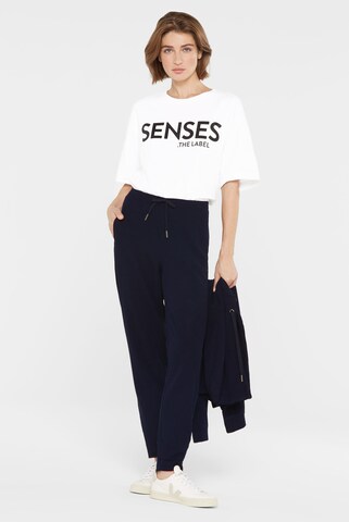 SENSES.THE LABEL Tapered Pants in Blue