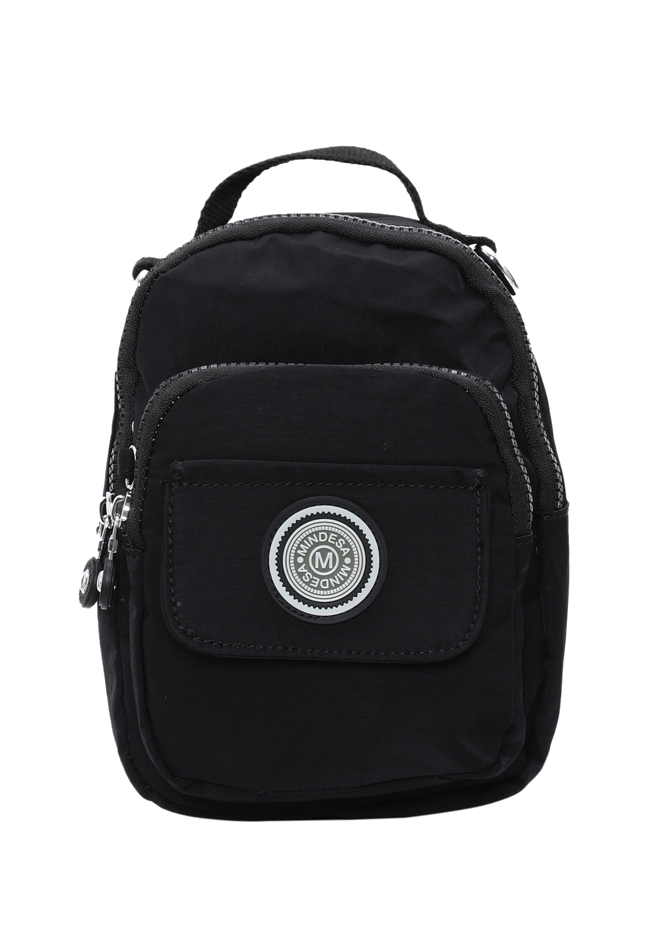 Mindesa Rucksack in Schwarz: Vorderseite